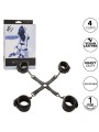 CALEXOTICS NOCTURNAL CONECTOR HOG TIE CUERO AJUSTABLE NEGRO
