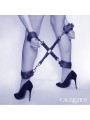 CALEXOTICS NOCTURNAL CONECTOR HOG TIE CUERO AJUSTABLE NEGRO