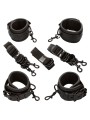 CALEXOTICS NOCTURNAL RESTRICCIONES DE CAMA CUERO AJUSTABLE NEGRO
