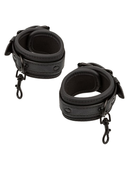 CALEXOTICS NOCTURNAL RESTRICCIONES DE CAMA CUERO AJUSTABLE NEGRO