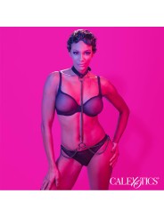 CALEXOTICS EUPHORIA COLLAR HALTER Y CORREA CON CADENA