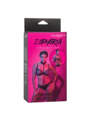 CALEXOTICS EUPHORIA COLLAR HALTER Y CORREA CON CADENA