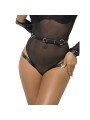 SUBBLIME 953690 ESPOSAS CON CINTURON BONDAGE NEGRO TALLA UNICA