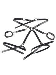 SUBBLIME 953690 ESPOSAS CON CINTURON BONDAGE NEGRO TALLA UNICA
