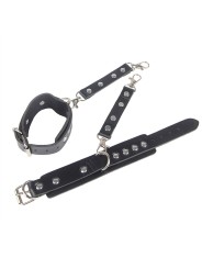 SUBBLIME 953690 ESPOSAS CON CINTURON BONDAGE NEGRO TALLA UNICA