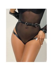 SUBBLIME 953690 ESPOSAS CON CINTURON BONDAGE NEGRO TALLA UNICA