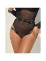 SUBBLIME 953690 ESPOSAS CON CINTURON BONDAGE NEGRO TALLA UNICA