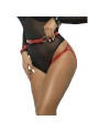SUBBLIME 953706 ESPOSAS CON CINTURON BONDAGE ROJO TALLA UNICA