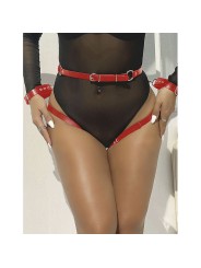 SUBBLIME 953706 ESPOSAS CON CINTURON BONDAGE ROJO TALLA UNICA