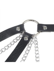 SUBBLIME 953713 CINTURON DE BONDAGE PUNK HEBILLA METAL NEGRO TALLA UNICA
