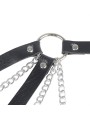 SUBBLIME 953713 CINTURON DE BONDAGE PUNK HEBILLA METAL NEGRO TALLA UNICA