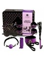 SECRETPLAY BDSM SET 8PCS LILA NEGRO