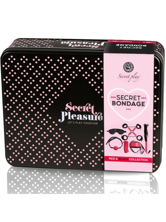 SECRETPLAY BDSM SET 6 PIEZAS RED COLLECTION