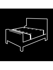 FETISH SUBMISSIVE SET ATADURAS CAMA LUXURY CON FORRO DE NEOPRENO