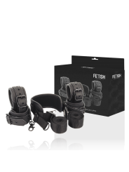 FETISH SUBMISSIVE POSICION MASTER CON 4 ESPOSAS CON FORRO DE NEOPRENO