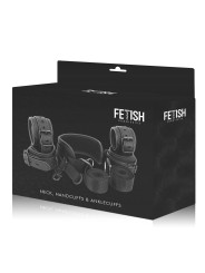 FETISH SUBMISSIVE POSICION MASTER CON 4 ESPOSAS CON FORRO DE NEOPRENO