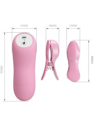 BAILE ROMANTIC WAVE PINZAS CON VIBRACION Y ELECTROSHOCK