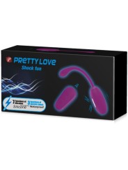 PRETTY LOVE SHOCK FUN HUEVO VIBRADOR Y ELECTROSHOCK