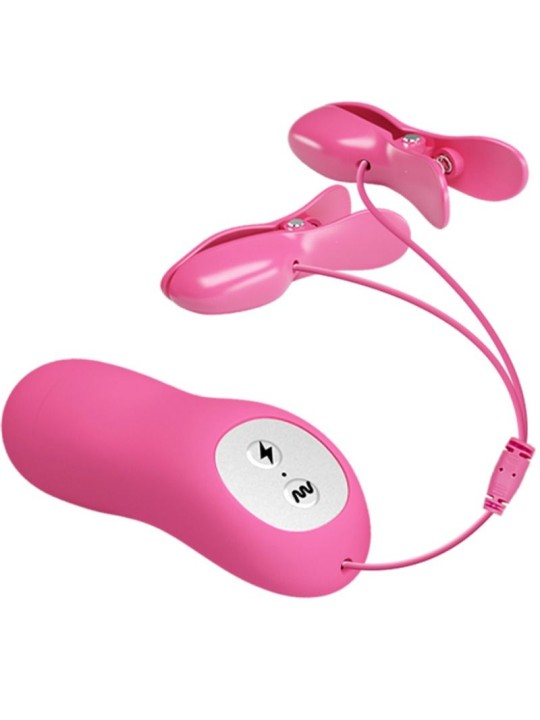 BAILE ROMANTIC WAVE PIZAS CON VIBRACION Y ELECTROSHOCK FUCSIA