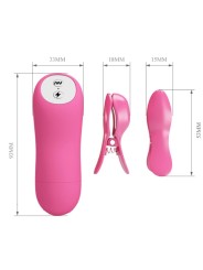 BAILE ROMANTIC WAVE PIZAS CON VIBRACION Y ELECTROSHOCK FUCSIA