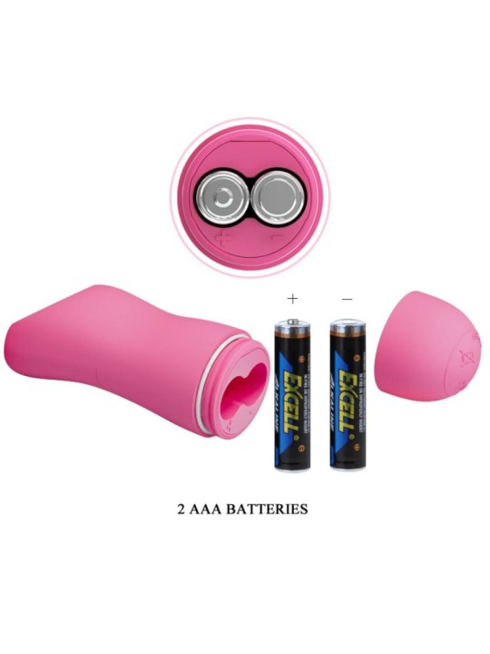 BAILE ROMANTIC WAVE PIZAS CON VIBRACION Y ELECTROSHOCK FUCSIA