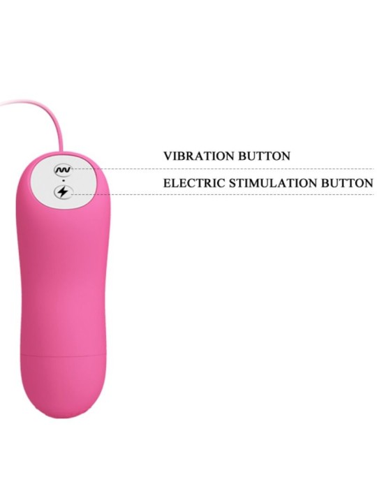 BAILE ROMANTIC WAVE PIZAS CON VIBRACION Y ELECTROSHOCK FUCSIA