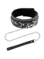 DARKNESS COLLAR LEATHER CON CORREA ALTA CALIDAD