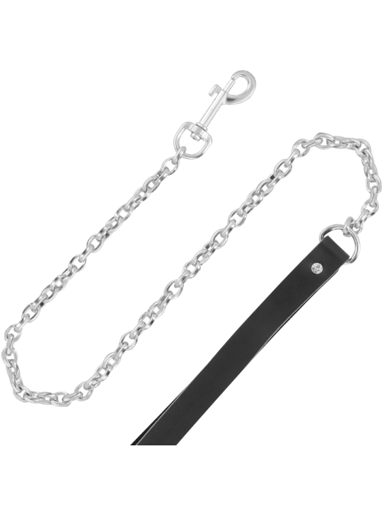 DARKNESS COLLAR LEATHER CON CORREA ALTA CALIDAD