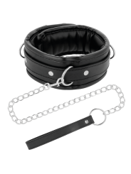 DARKNESS COLLAR CON CADENA SOFT LEATHER