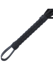 DARKNESS LATIGO BONDAGE NEGRO CON MANGO DE PIEL