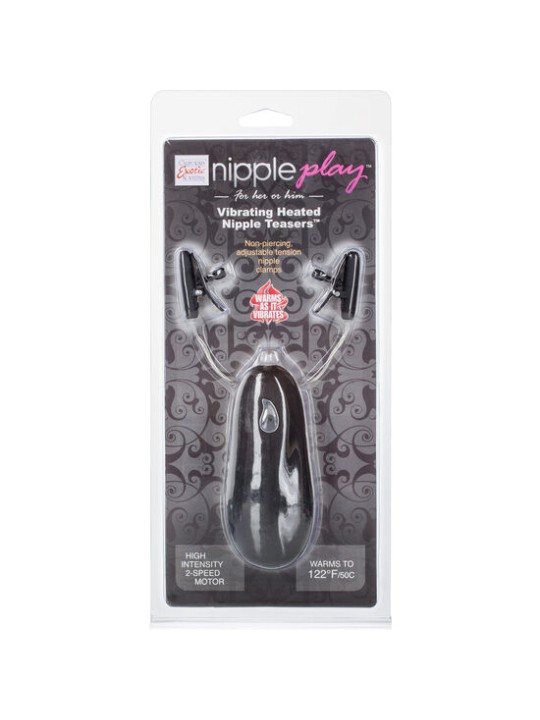 CALEXOTICS PINZAS CON VIBRACION NEGRO