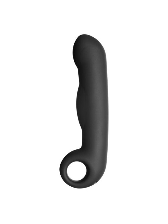 ELECTRASTIM OVID SILICONE NEGRO DILDO