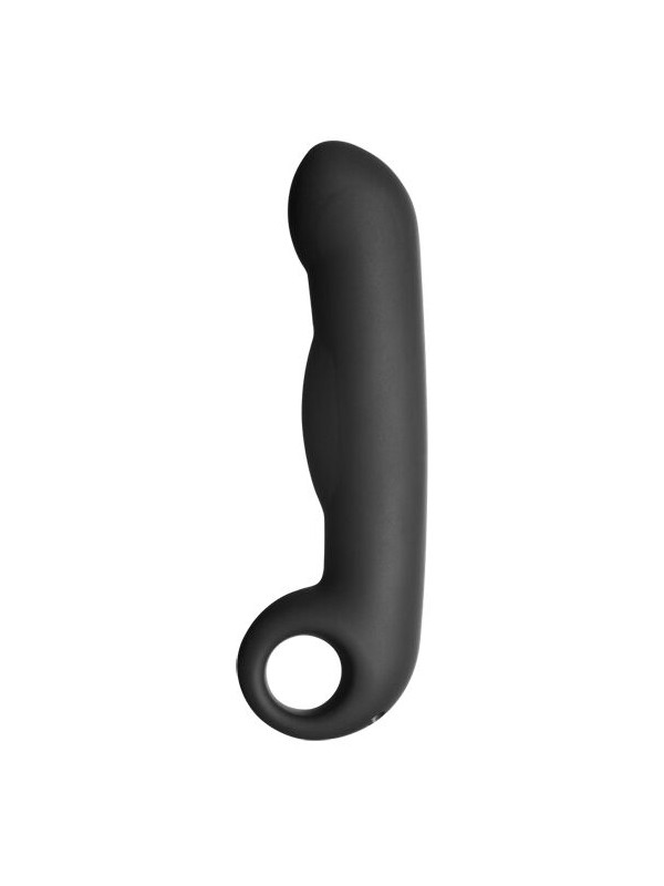 ELECTRASTIM OVID SILICONE NEGRO DILDO
