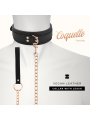 COQUETTE CHIC DESIRE FANTASY COLLAR CUERO VEGANO CON CORREA Y FORRO DE NEOPRENO