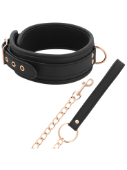 COQUETTE CHIC DESIRE FANTASY COLLAR CUERO VEGANO CON CORREA Y FORRO DE NEOPRENO