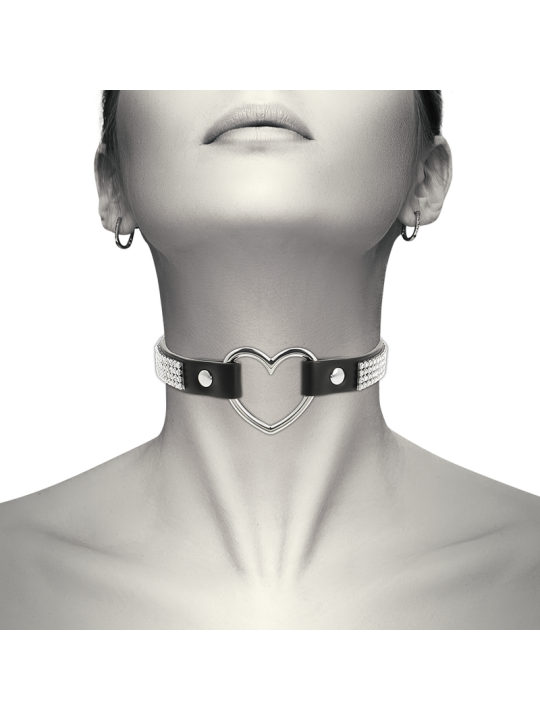 COQUETTE CHIC DESIRE CHOKER CUERO VEGANO CORAZON