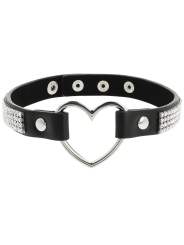 COQUETTE CHIC DESIRE CHOKER CUERO VEGANO CORAZON
