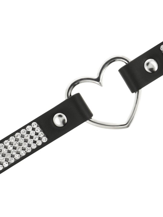 COQUETTE CHIC DESIRE CHOKER CUERO VEGANO CORAZON
