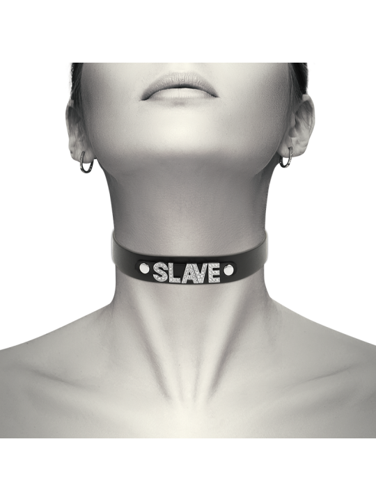 COQUETTE CHIC DESIRE CHOKER CUERO VEGANO SLAVE