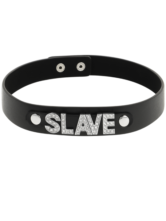 COQUETTE CHIC DESIRE CHOKER CUERO VEGANO SLAVE