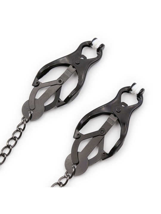 OHMAMA FETISH PINZAS PEZONES JAPONEAS CON CADENA NEGRA