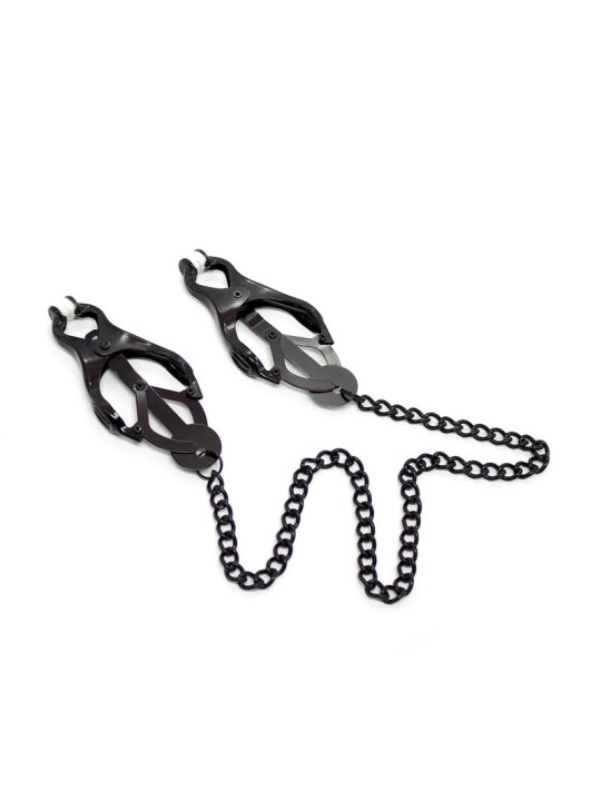 OHMAMA FETISH PINZAS PEZONES JAPONEAS CON CADENA NEGRA