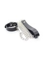 OHMAMA FETISH COLLAR PARA PENE Y CORREA PIEL CON CADENA METALICA