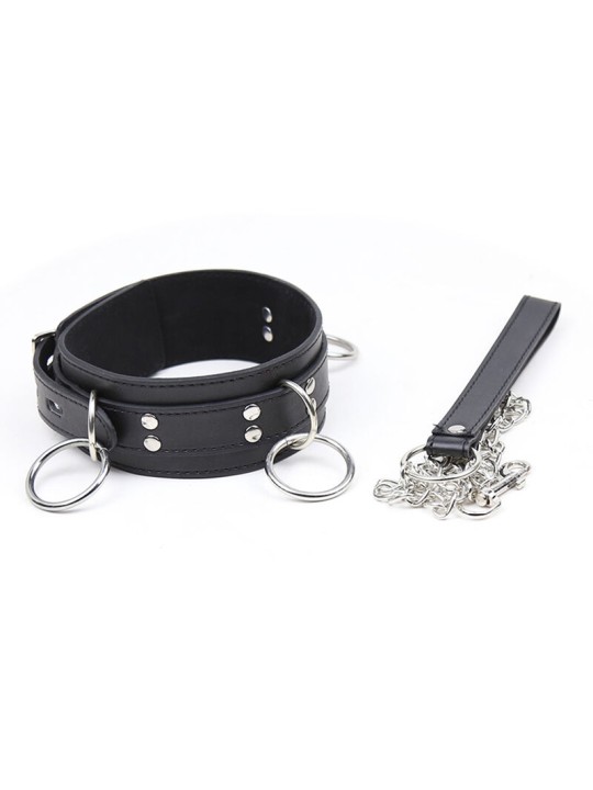 OHMAMA FETISH COLLAR SUMISION CON 3 ANILLAS