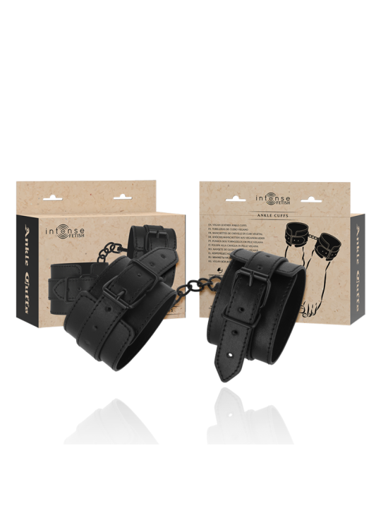 INTENSE FETISH TOBILLERAS DE CUERO VEGANO