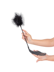 SECRET PLAY PLUMERO LATIGO NEGRO