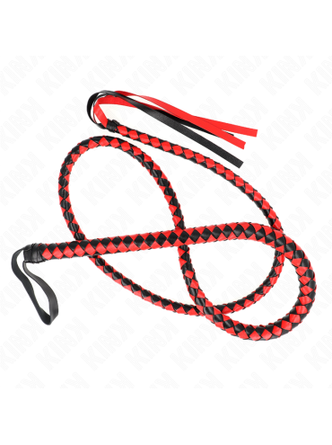 KINK LATIGO DE SERPIENTE LARGO ROJO 210 CM