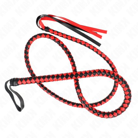 KINK LATIGO DE SERPIENTE LARGO ROJO 210 CM