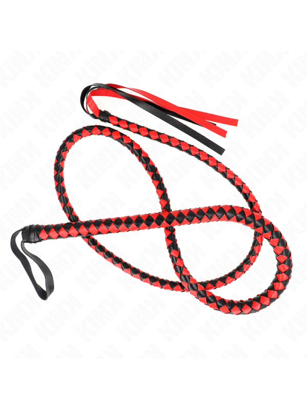 KINK LATIGO DE SERPIENTE LARGO ROJO 210 CM