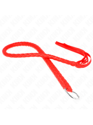 KINK LATIGO DE SERPIENTE CON ANILLO DE MANO ROJO 65 CM